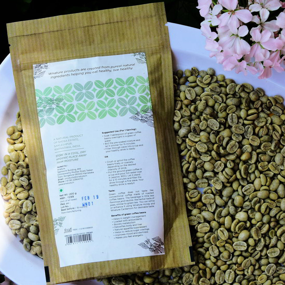 Wnature Organic Green Coffee - 200g