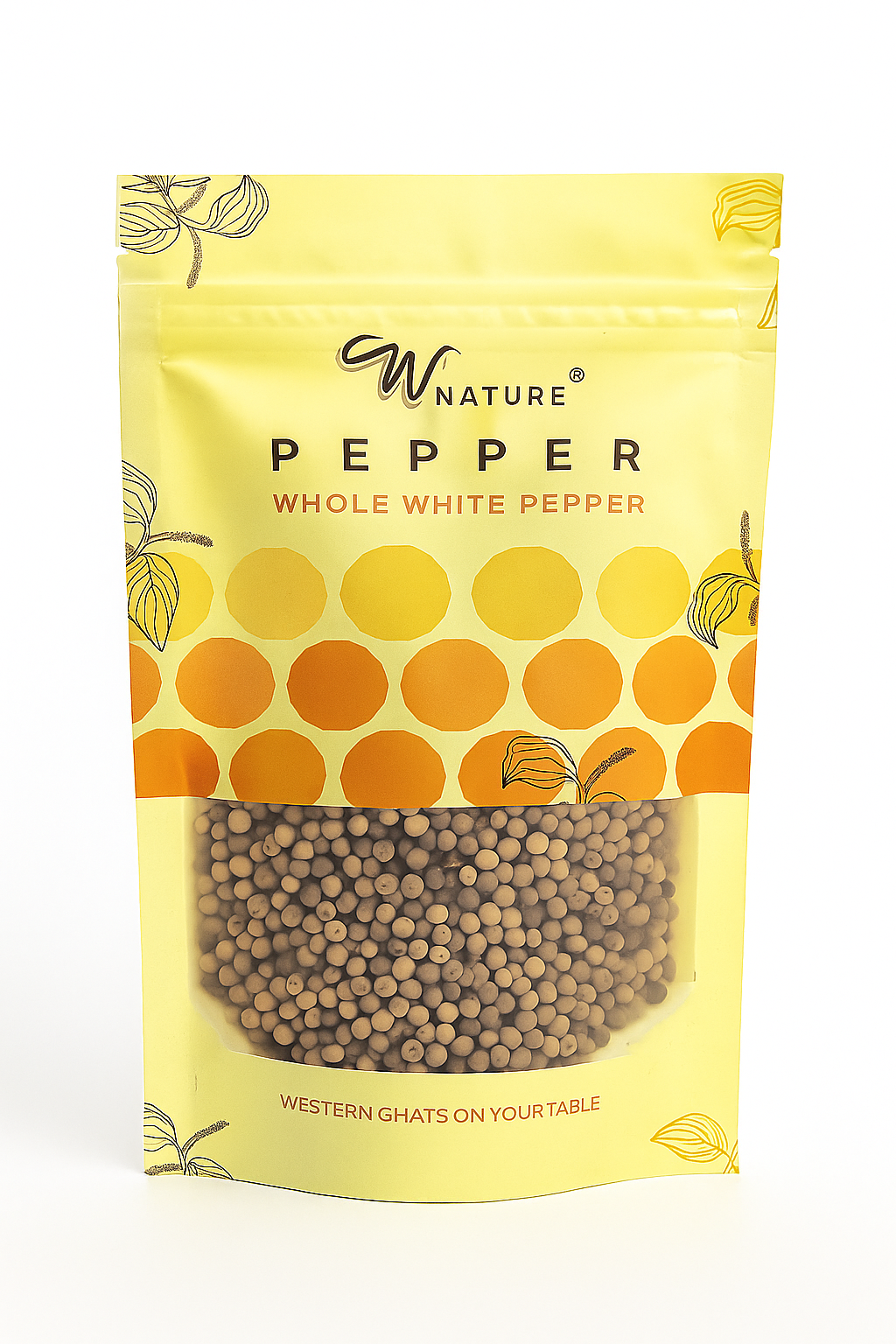 Wnature Organic Whole White Pepper