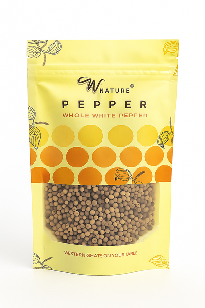 Wnature Organic Whole White Pepper