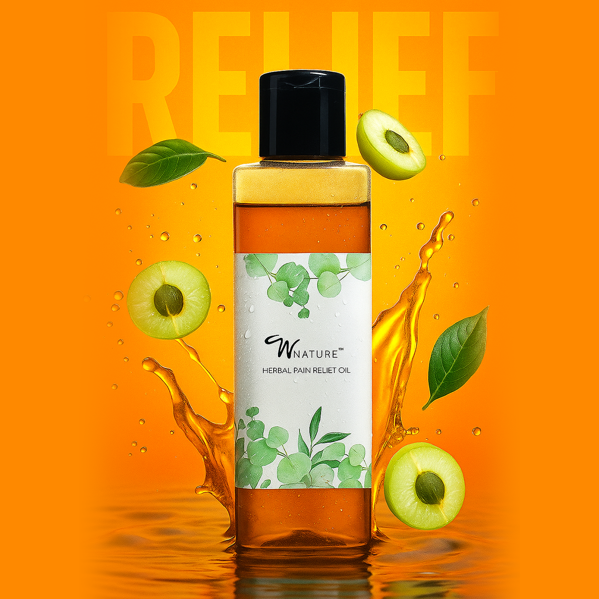 Wnature Herbal Pain Relief Oil - 200ml