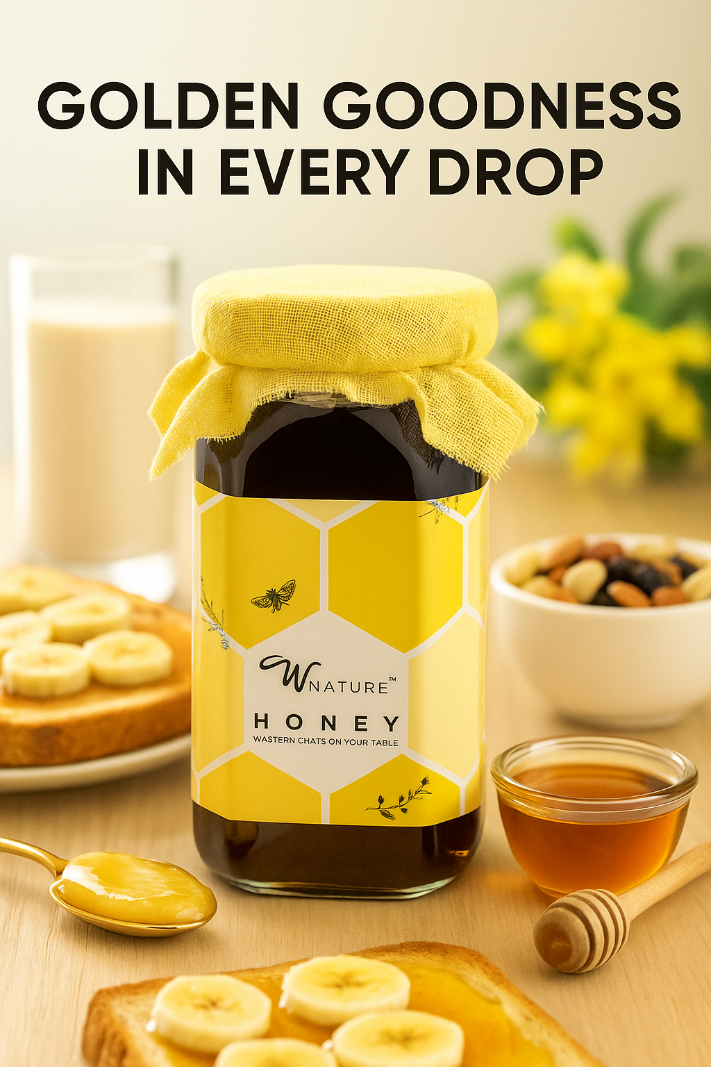 Wnature Organic Wild Raw Honey