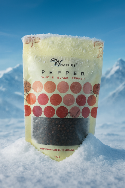 Wnature Organic Whole Black Pepper
