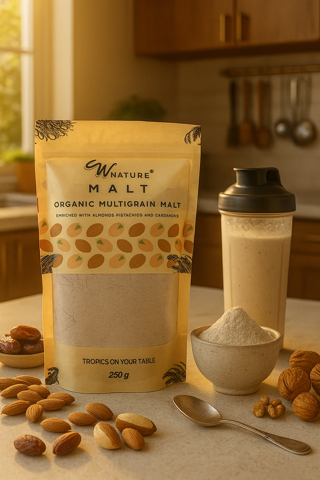Wnature Organic Multigrain Malt -100% Pure & Natural