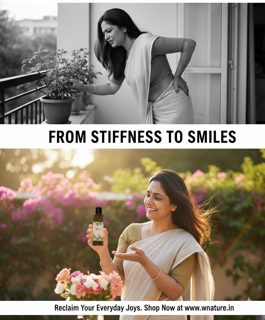 Wnature Herbal Pain Relief Oil - 200ml